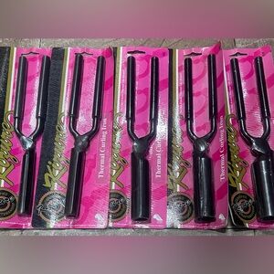 Vintage 1993 kizure Thermal Curling Irons (5) J,H,M,R,S
